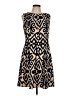 db established 1962 Animal Print Gold Cocktail Dress Size 12 - photo 1