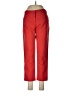 H&M Solid Red Casual Pants Size 8 - photo 1