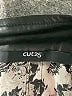 Cut25 100% Silk Camo Black Silk Skirt Size 30 waist (estimated) - photo 4