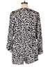 Scoop 100% Rayon Animal Print Black Romper Size XL - photo 2