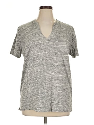 Victoria's Secret Pink Short Sleeve Henley (view 1)