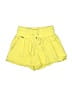 Ladaire Solid Yellow Shorts Size XS - photo 1