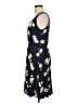 Unbranded Floral Blue Casual Dress Size L - photo 5