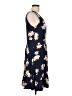 Unbranded Floral Blue Casual Dress Size L - photo 4
