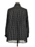 Lane Bryant 100% Polyester Print Black Long Sleeve Blouse Size 18 - 20 Plus - photo 2