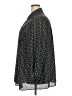 Lane Bryant 100% Polyester Print Black Long Sleeve Blouse Size 18 - 20 Plus - photo 5