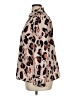 ELOQUII 100% Polyester Animal Print Ivory Long Sleeve Blouse Size 14 Plus - photo 5