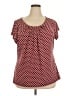 Worthington Red Short Sleeve Top Size 2X - photo 1