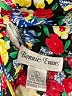 Bonnie Evans Floral Blue 3/4 Sleeve Blouse Size L - photo 7