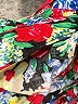 Bonnie Evans Floral Blue 3/4 Sleeve Blouse Size L - photo 8