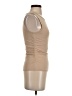 Shein Tan Sleeveless T-Shirt Size S - photo 4