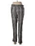 Ella Moss Stripes Silver Casual Pants Size M - photo 2