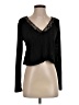 Shein Black Long Sleeve Top Size 2 - photo 1