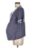 Seraphine 100% Viscose Blue Gray Short Sleeve Blouse Size 8 Maternity - photo 5