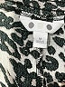 Three Dots Animal Print Black Shorts Size M - photo 3