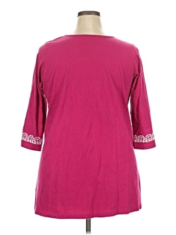Woman Within 3/4 Sleeve Blouse (view 2)