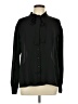 Calvin Klein 100% Polyester Black Long Sleeve Blouse Size L - photo 1