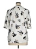 MELLODAY Ivory Short Sleeve Blouse Size XL - photo 2