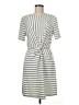 &.Layered Stripes Gray Casual Dress Size M - photo 1
