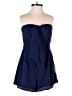 Lulus 100% Polyester Solid Blue Romper Size M - photo 1