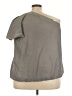 Lane Bryant 100% Polyester Gray Short Sleeve Blouse Size 26 - photo 2