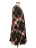 Echo Plaid Brown Casual Dress Size L - photo 4