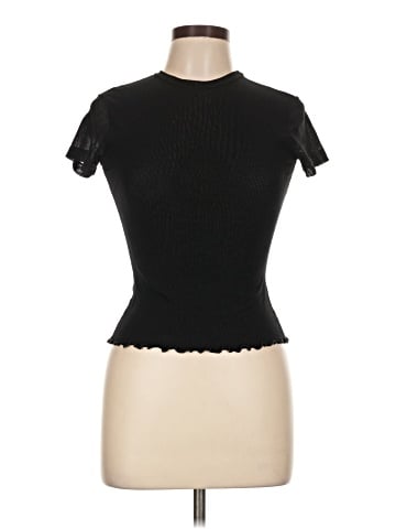 Aqua Short Sleeve Turtleneck (view 1)