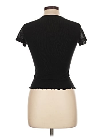 Aqua Short Sleeve Turtleneck (view 2)