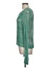 Free People Metallic Green Pullover Sweater Size L - photo 5