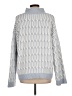 Haven Well Within Chevron-herringbone Blue Pullover Sweater Size L - photo 2