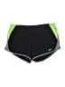 Nike 100% Polyester Color Block Green Athletic Shorts Size S - photo 1