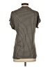 Reiss 100% Viscose Houndstooth Brown Short Sleeve Blouse Size S - photo 2