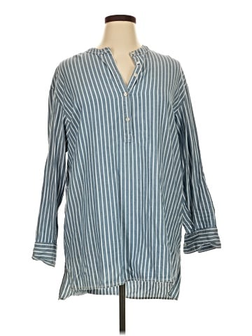 Faherty 3/4 Sleeve Button-Down Shirt (view 1)