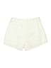 Cami 100% Cotton Solid Ivory Shorts Size 4 - photo 2
