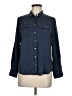 J.Crew Blue Long Sleeve Silk Top Size 8 (petite) - photo 1