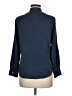 J.Crew Blue Long Sleeve Silk Top Size 8 (petite) - photo 2
