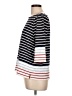 Talbots 100% Cotton Stripes Black 3/4 Sleeve Top Size 12 (petite) - photo 5