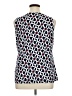Susan Graver Blue Sleeveless Blouse Size XL - photo 2