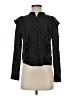 Forever 21 100% Rayon Polka Dots Black Long Sleeve Blouse Size S - photo 1