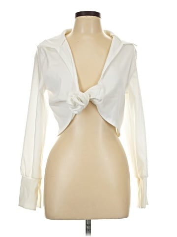 Missguided Long Sleeve Blouse (view 1)