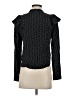 Forever 21 100% Rayon Polka Dots Black Long Sleeve Blouse Size S - photo 2