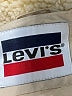 Levi's 100% Polyester Ivory Faux Fur Jacket Size S - photo 6