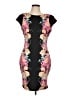 Kardashian Kollection Graphic Black Cocktail Dress Size L (estimated) - photo 1