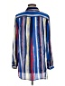 Peck & Peck 100% Polyester Stripes Blue 3/4 Sleeve Blouse Size M - photo 2