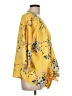 Unbranded Yellow 3/4 Sleeve Blouse Size L (estimated) - photo 4