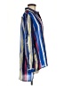 Peck & Peck 100% Polyester Stripes Blue 3/4 Sleeve Blouse Size M - photo 4