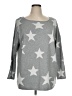 Relativity Stars Silver Pullover Sweater Size XL - photo 1