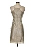 Laundry by Shelli Segal Metallic Silver Cocktail Dress Size 0 - photo 2