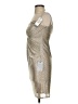 Laundry by Shelli Segal Metallic Silver Cocktail Dress Size 0 - photo 5