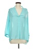 Laundry by Shelli Segal Teal 3/4 Sleeve Blouse Size M - photo 1